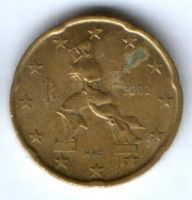 20 евроцентов 2002 г. Франция
