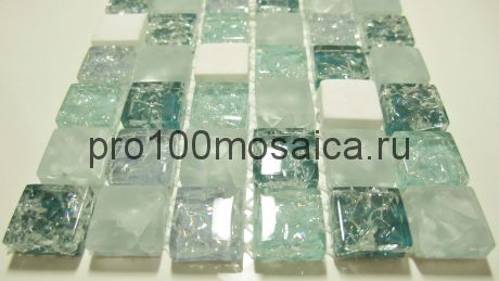 GS095B (6мм) Мозаика серия GLASSTONE,  размер, мм: 300*300 (КерамоГраД)