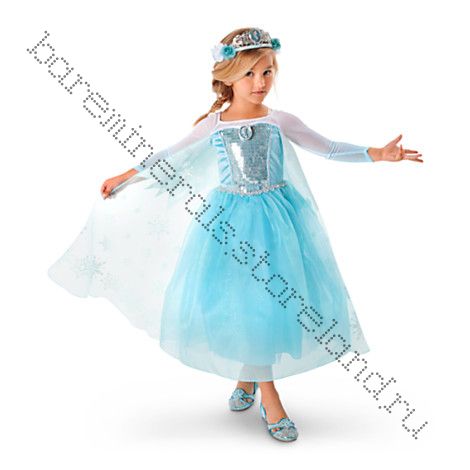 Elsa Deluxe Costume Костюм Эльзы ЛЮКС рост 128, 140 см