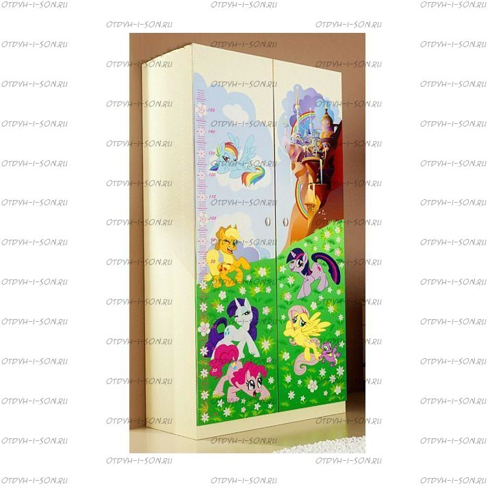 Шкаф 2-х дверный Пони Ш-3 (90х56х181)