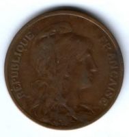10 сантимов 1909 г. Франция