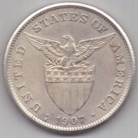 1 песо 1907 г. Филиппины (США)