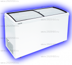 Морозильный ларь (красный/синий) с гнутым стеклом