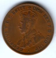 1 пенни 1934 г. Австралия