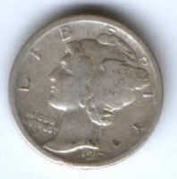 1 дайм 1917 г. США