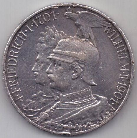 5 марок 1901 г. Пруссия. Германия