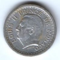 1 франк 1943 г. Монако