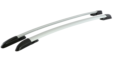 Рейлинги на Toyota Rav 4 (IV), анод серый