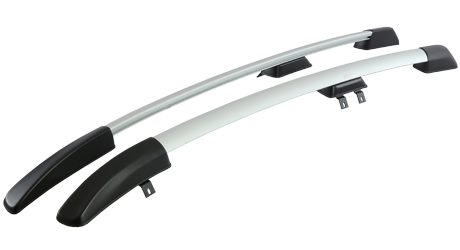 Рейлинги на Новый Рено Сандеро, анод серый