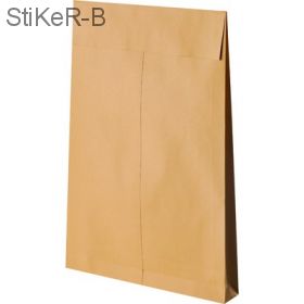 95224 Пакет почтовый «Gusset» (Е4, стрип, крафт, 280х400х40, 140г, Герм, 100шт/кор.)
