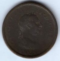 1 пенни 1806 г. Великобритания