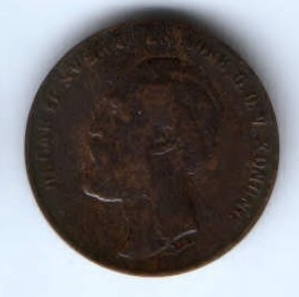 1 эре 1873 г. редкий год LA.  Швеция