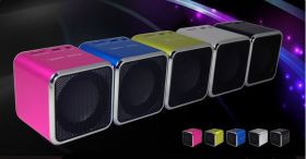 МУЛЬТИМЕДИЙНАЯ МИНИ КОЛОНКА "CUBE", MP-3 плеер, Радио