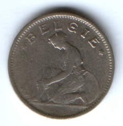 50 сантимов 1923 г. Бельгия