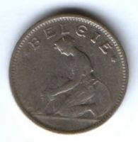50 сантимов 1923 г. Бельгия
