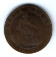 5 сантимов 1870 г. Испания
