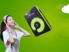 MP3 плеер клипса (Зеленый)
