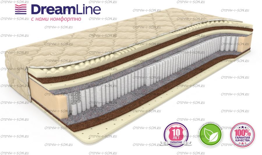 Матрас Dream Massage S2000 (с наматрасником) Дримлайн