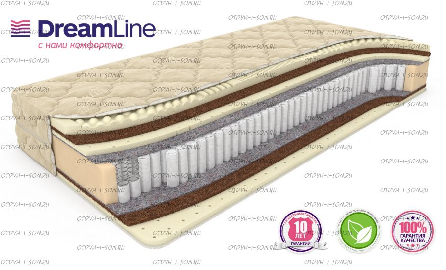 Матрас Dream Massage S1000 (с наматрасником) Дримлайн
