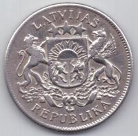 2 лата 1925 г. Латвия