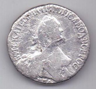 Полуполтинник 1765 г. ммд ei