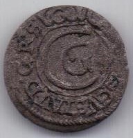 1 солид 1654-1660 г. Рига. Швеция