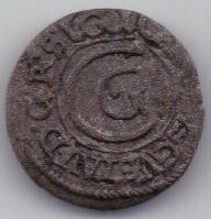 1 солид 1654-1660 г. Рига. Швеция