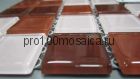 Brown mix  стекло. Мозаика серия CRYSTAL