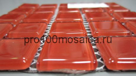 Red glass Мозаика серия CRYSTAL, размер, мм: 300*300