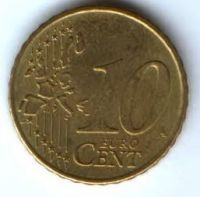 10 евроцентов 2002 г. Германия