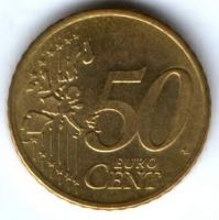 50 евроцентов 2002 г. Германия