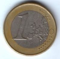 1 евро 2002 г. Греция