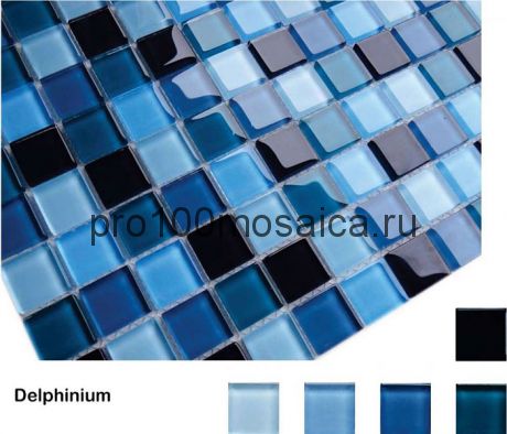 Delphinium Мозаика серия Acquarelle 23x23, размер, мм: 298*298*4 (Caramelle)