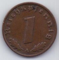 1 пфенниг 1937 г. Германия