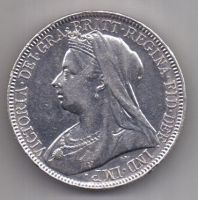 1 флорин 1900 г. Великобритания