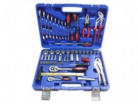 KT72 Набор инструментов  1/2",1/4", 6-гр. KINGTUL, 72 предмета.