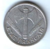 1 франк 1944 г. Франция
