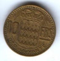 10 франков 1950 г. Монако