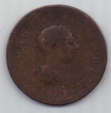 1/2 пенни 1807 г. Великобритания