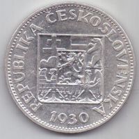 10 крон 1930 г. редкий год. Чехословакия