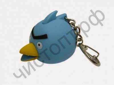 Фонарь брелок Следопыт SL-5006 (Angry Birds) со звуком