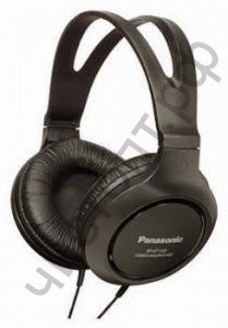 Наушники Panasonic RP-HT161E-K полноразмерные закрытого типа