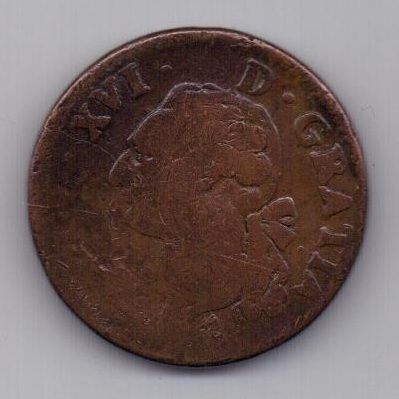 1 соль 1791 г. Франция