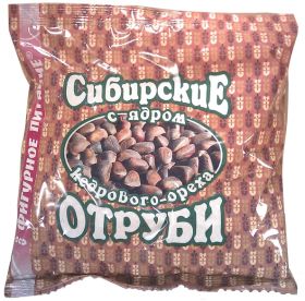 ОТРУБИ  СИБИРСКИЕ  С  ЯДРОМ  КЕДРОВОГО  ОРЕХА, 200 Г.