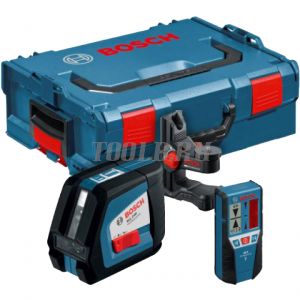 BOSCH GLL 2-50 + BM1 + LR2 в L-Boxx - лазерный нивелир