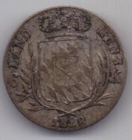 6 крейцеров 1828 г. Бавария (Германия)