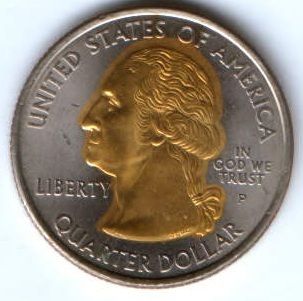 1/4 доллара 2000 г. Нью-Гэмпшир США