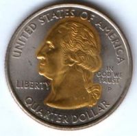 1/4 доллара 2000 г. Нью-Гэмпшир США