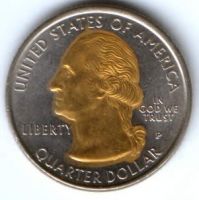 1/4 доллара 1999 г. Пенсильвания США