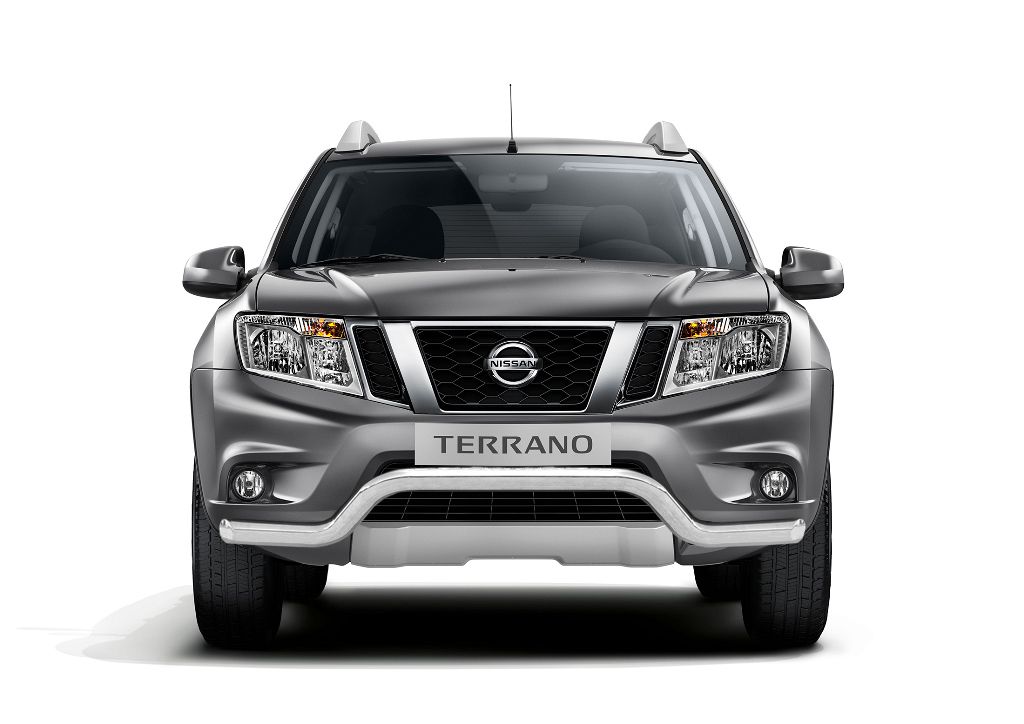 Защита переднего бампера d63мм "Волна" (НПС) NISSAN TERRANO 2014-